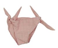 Růžovo-bílé kostkované plavkové kalhotky Tezenis