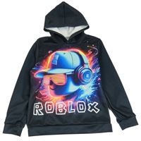 Černá mikina Roblox s kapucí 