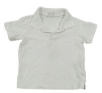 Biele polo tričko H&M
