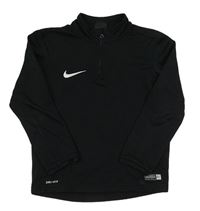 Černá funkční sportovní mikina s logem Nike