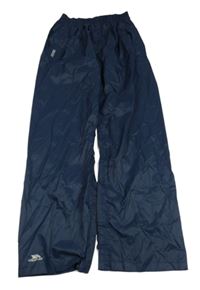 Tmavomodré šušťákové funkčné nepromokavé nohavice zn. TRESPASS