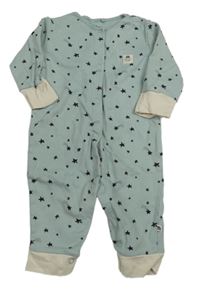 Světlešedomodro-smetanový overal s hvězdičkami Next