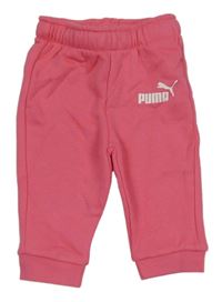 Růžové tepláky s logem PUMA