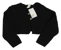 Nové - černé propínací svetrové bolérko H&M