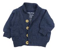 Tmavomodrá melírovaná prepínaci mikina early days