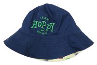Tmavomodrý/žlutý klobouk s Hoppy 