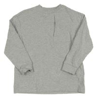 Sivá melírovaná rebrovaná mikina F&F