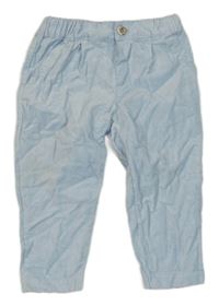 Svetlomodré menšestrové nohavice