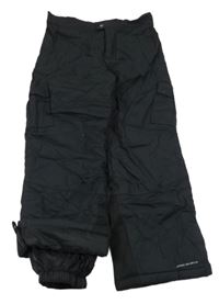 Černé šusťákové funkční cargo oteplovačky Columbia