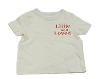 Smetanové tričko s nápisem George