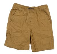 Hnědé plátěné kraťasy Denim Co.