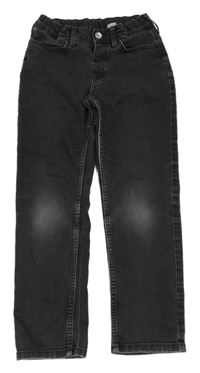 Antracitové slim fit rifle H&M