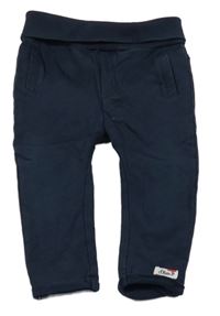 Tmavomodré teplákové kalhoty s logem S. Oliver