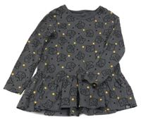 Tmavosivé vzorované šaty s Pudsey George