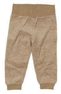 Béžové zamatové tepláky