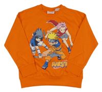 Oranžové pyžamové triko s potiskem - Naruto