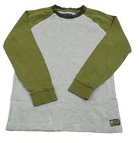 Šedo-khaki tričko zn. Next