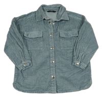 Šedomodrá košeľová menšestrová bunda George