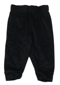 Čierne plyšové tepláky Lupilu