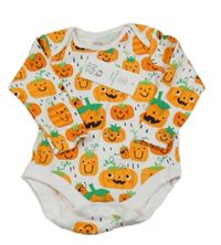 Nové - Bílé body s dýněmi F&F