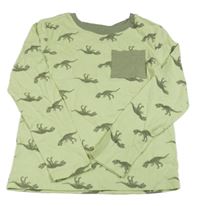 Svetlozelené tričko s diny H&M