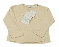 Nové - Béžové triko Zara