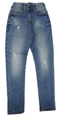 Světlemodré skinny rifle s prošoupáním George