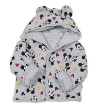Sivá zateplená prepínaci mikina s Mickeym a kapucňou Primark