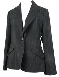 Dámske čierne prúžkované sako River Island