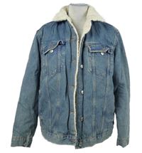 Dámska svetlomodrá rifľová zateplená bunda Topshop