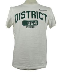 Pánske biele tričko s nápisom Superdry