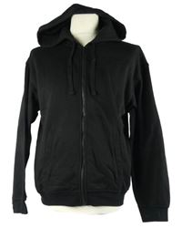 Pánská černá propínací mikina s kapucí H&M