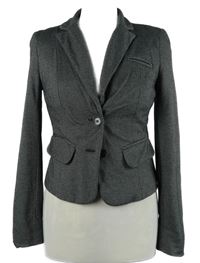 Dámské černo-bílé vzorované crop sako Zero 