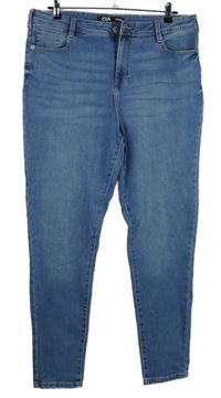 Dámske svetlomodré skinny rifle George