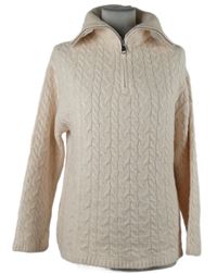 Dámský světlerůžový vzorovaný svetr s límcem Amisu