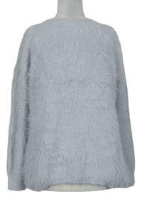 Dámsky sivý chlpatý sveter Primark
