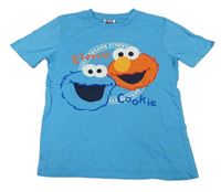 Azurové tričko s Elmo 