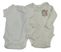 2x body bílé+ bílé s nápisem 