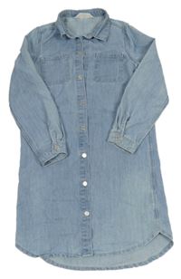 Modré riflové šaty H&M