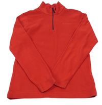 Červená fleecová funkčná mikina Mountain Warehouse