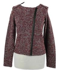 Dámský červeno-bílo-černý vzorovaný křivák Zero 