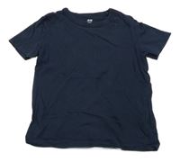 Tmavomodré tričko H&M