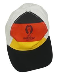 Bílo-černo-červená kšiltovka EURO2024