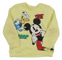 Citronová mikina s Mickeym Disney