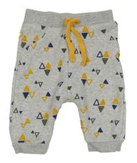 Šedé tepláky s trojúhelníky Ergee