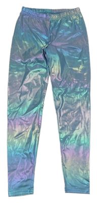 Modro-fialové metalické thermo legíny Y.F.K.