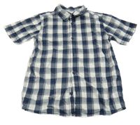 Tmavomodro-bílá kostkovaná košile Name it
