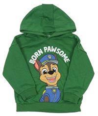 Zelená mikina s Paw Patrol a kapucňou Nickelodeon