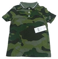 Khaki army polo tričko F&F