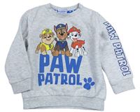 Šedá melírovaná mikina Paw Patrol Nickelodeon